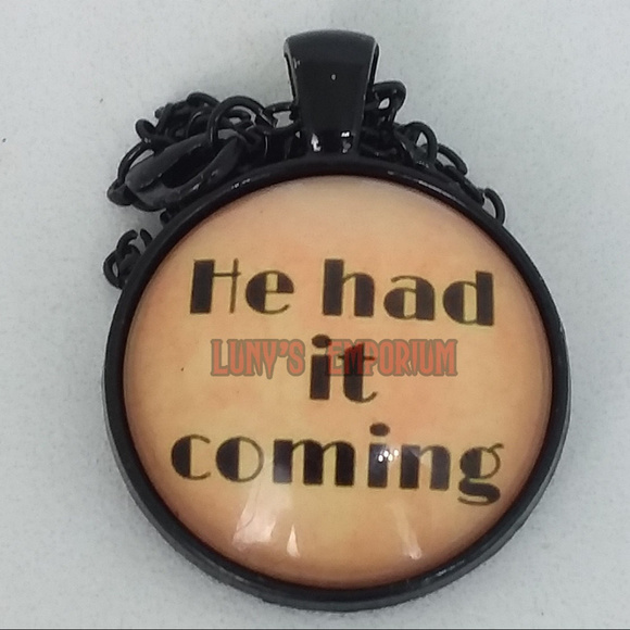 Jewelry - Man Hate Feminism Domestic Violence Funny Pendant